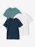 Pack of 3 short-sleeved T-shirts for boys night blue - vertbaudet enfant 