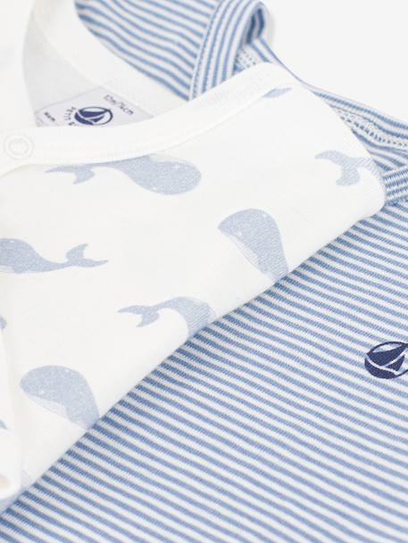 Lot de 2 pyjamas bébé vert clair - vertbaudet enfant 