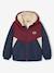 Blouson à capuche garçon bordeaux - vertbaudet enfant 