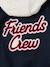 Teddy jacket with detachable hood for boys navy blue - vertbaudet enfant 