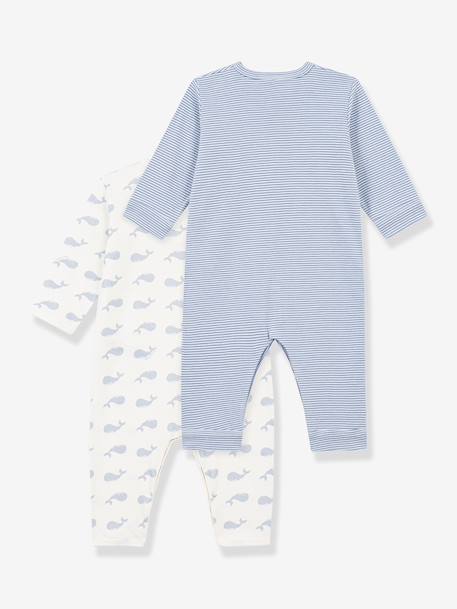 PETIT BATEAU Pack of 2 baby pyjamas light green - vertbaudet enfant 