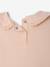 Long Sleeve Top with Peter Pan Collar, for Babies aqua green+Beige+pale pink - vertbaudet enfant 