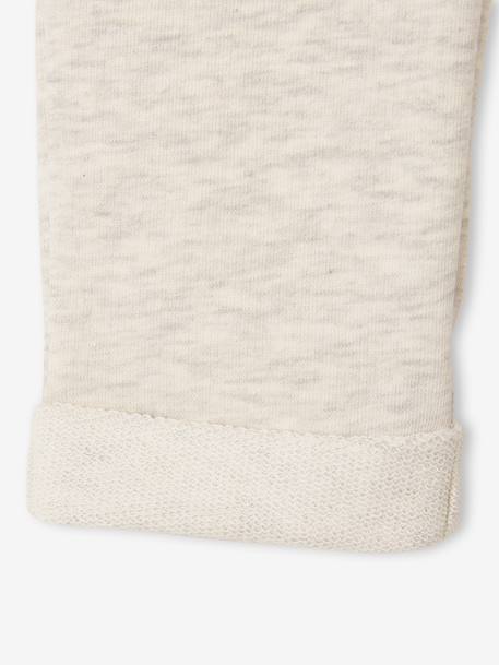 Jogging trousers for boys marl white - vertbaudet enfant 