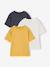 Pack of 3 short-sleeved T-shirts for boys ochre - vertbaudet enfant 