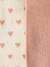 Pack of 2 Pairs of Tights with Heart Motifs for Baby Girls beige+navy blue - vertbaudet enfant 