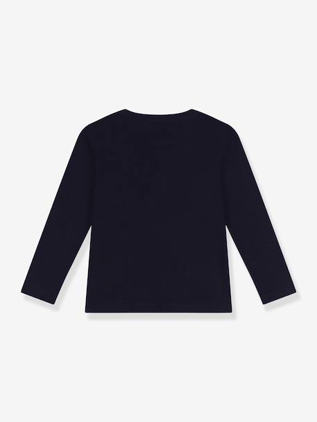 The T-shirt long sleeves by PETIT BATEAU navy blue - vertbaudet enfant 