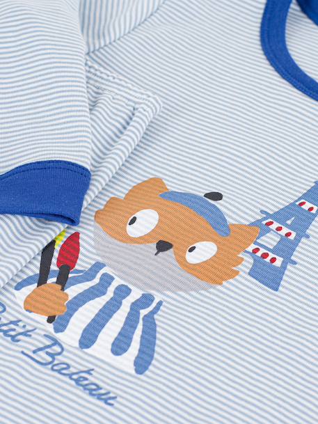 Pyjama à rayures bleu - vertbaudet enfant 