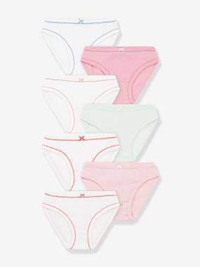 Girls-Pack of 7 briefs by PETIT BATEAU 