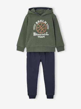 -Hooded sports set for boys