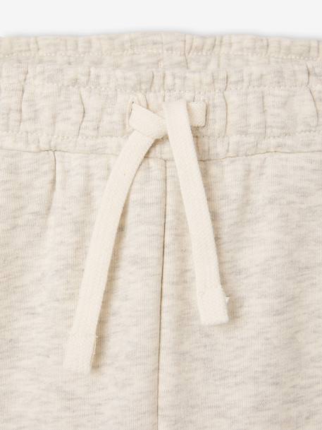 Jogging trousers for boys marl white - vertbaudet enfant 