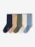 Lot de 5 paires de chaussettes Basics garçon beige+olive - vertbaudet enfant 