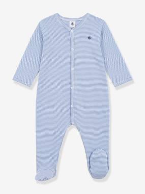 -Baby pyjamas in milleraies stripes by PETIT BATEAU 