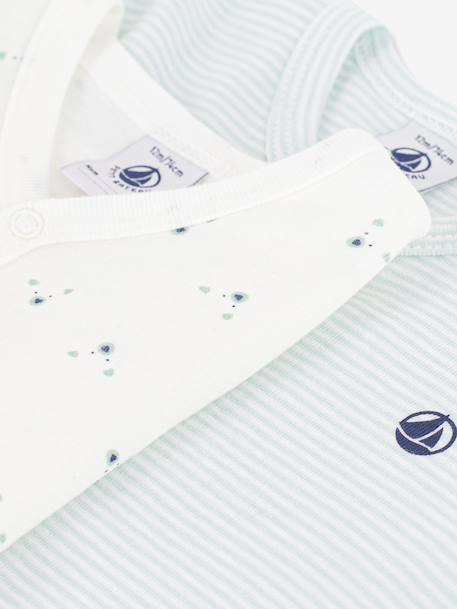 PETIT BATEAU Pack of 2 baby pyjamas light green - vertbaudet enfant 