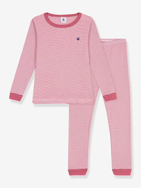 Fitted striped pyjamas by PETIT BATEAU rose - vertbaudet enfant 