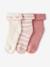 Pack of 3 booties for baby ecru - vertbaudet enfant 