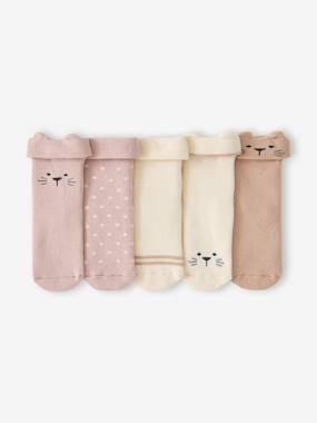 -Lot de 5 bottons bébé fille