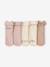 Pack of 5 booties for baby girls rosy - vertbaudet enfant 