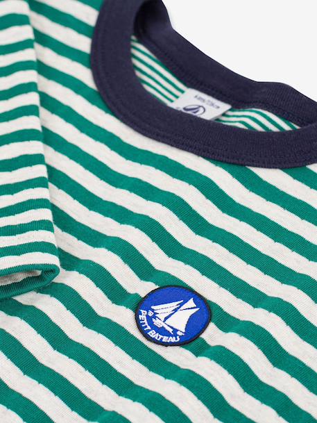 The T-shirt long-sleeved by PETIT BATEAU navy blue - vertbaudet enfant 