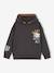 Hooded sweatshirt for boys anthracite - vertbaudet enfant 
