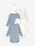 PETIT BATEAUPack of 5 long-sleeved bodysuits blue - vertbaudet enfant 