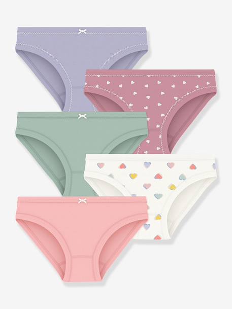 PETIT BATEAU Pack of 5 briefs multicoloured - vertbaudet enfant 