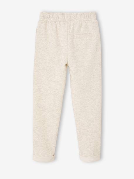 Pantalon de jogging garçon blanc chiné - vertbaudet enfant 