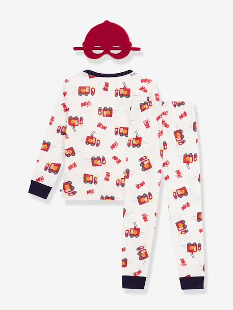 PETIT BATEAU Pyjamas with mask white - vertbaudet enfant 