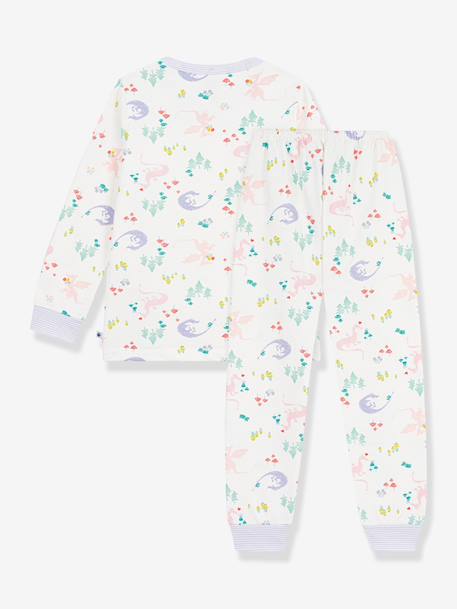 Pyjama imprimé dragons blanc - vertbaudet enfant 