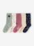 Pack of 5 socks for girls old rose - vertbaudet enfant 