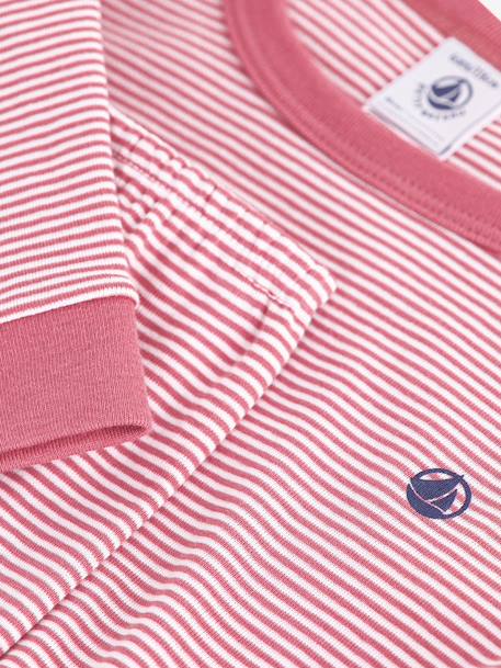 Pyjama ajusté à rayures rose - vertbaudet enfant 