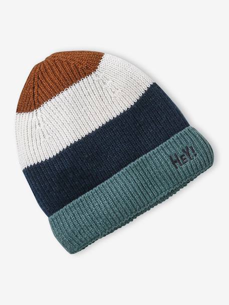 Ensemble garçon bonnet, snood et moufles vert - vertbaudet enfant 