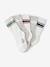 Pack of 5 sports socks for boys ecru - vertbaudet enfant 
