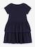 PETIT BATEAU Short-sleeved dress navy blue - vertbaudet enfant 
