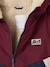 Blouson à capuche garçon bordeaux - vertbaudet enfant 