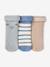 Lot de 3 soquettes bébé garçon beige - vertbaudet enfant 