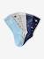 Lot de 5 chaussettes garçon bleu - vertbaudet enfant 
