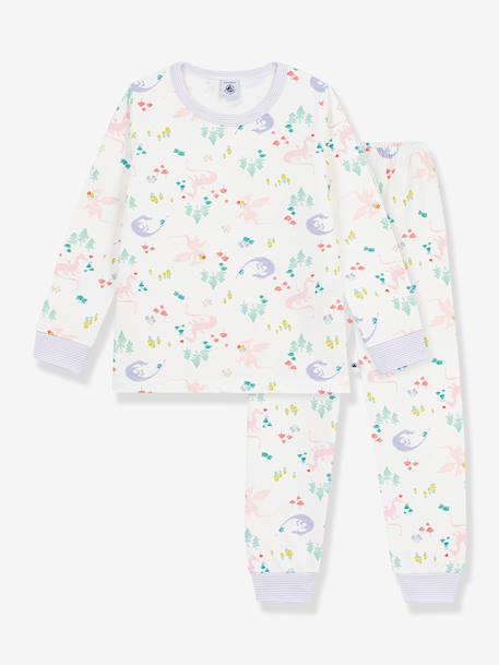 Dragon print pyjamas by PETIT BATEAU white - vertbaudet enfant 