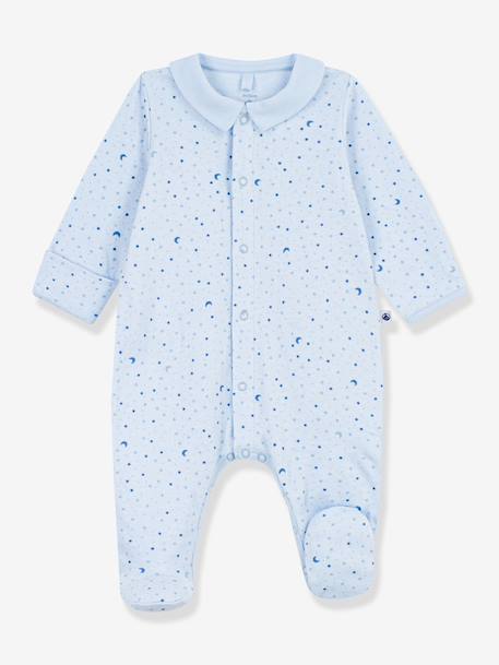 Baby pyjamas with star print by PETIT BATEAU light blue - vertbaudet enfant 