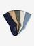 Pack of 5 Pairs of Basics Socks for Boys beige+olive - vertbaudet enfant 
