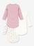 Pack of 3 long-sleeved bodysuits by PETIT BATEAU rose - vertbaudet enfant 