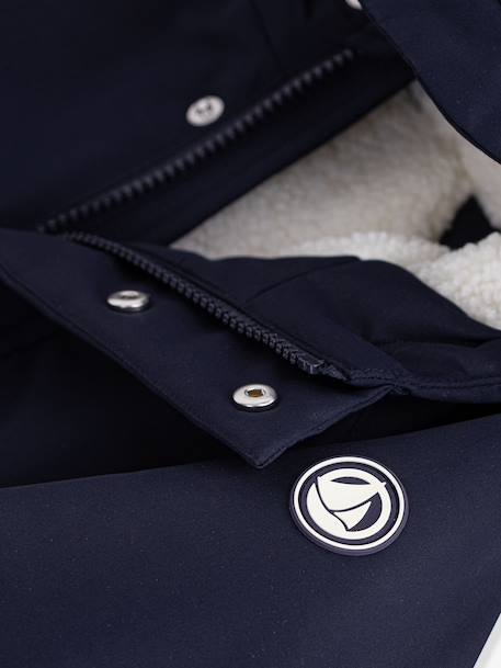 Parka enfant mi-longue marine - vertbaudet enfant 