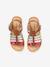 Multi-Strap Leather Sandals for Girls, Designed for Autonomy 6510+caramel+multicoloured - vertbaudet enfant 