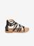 Sandales cuir fille esprit spartiates NOIR+or - vertbaudet enfant 
