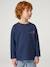 Long-sleeved T-shirt for boys ocean blue+ochre - vertbaudet enfant 