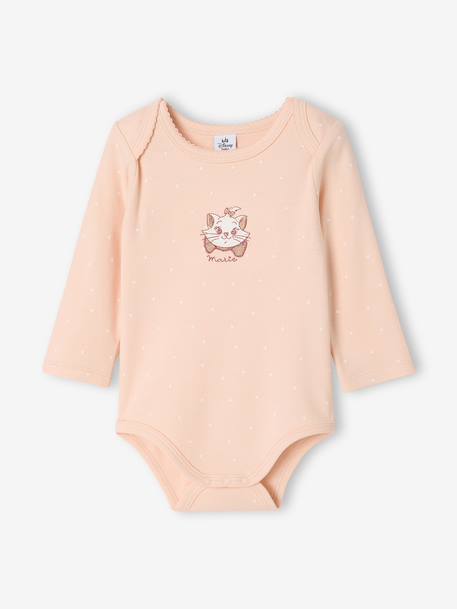 Lot de 2 bodies bébé fille Marie les Aristochats Disney rose pâle - vertbaudet enfant 