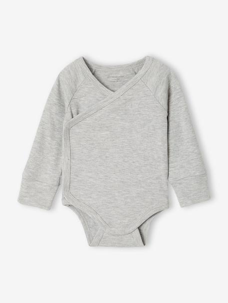 Lot de 5 bodies bébé garçon manches longues caramel - vertbaudet enfant 