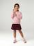 Pleated skort for girls beige+bordeaux red+English green - vertbaudet enfant 