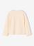T-shirt manches longues fille écru+vanille - vertbaudet enfant 