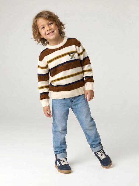Jumper for boys hazel+navy blue - vertbaudet enfant 