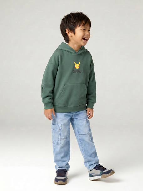 Pantalon battle garçon en denim double stone - vertbaudet enfant 